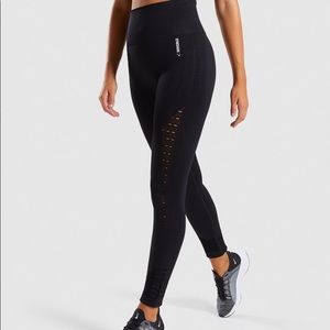 Black Gymshark Seamless Leggings